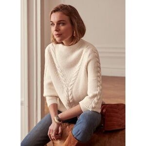 Sezane Zack jumper in Ecru size XS